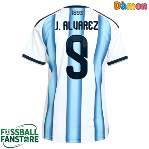 Argentinien Julian Alvarez #9 Replik Heimtrikot Damen WM 2026 Kurzarm